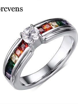 Zircon Rainbow Ring